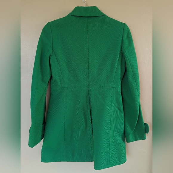 Banana Republic Kelly Green, Cotton Peacoat/Trenchcoat/Coat (SIZE XS) - Picture 9 of 16